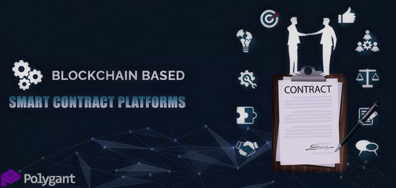 Blockchain platforms with smart contracts